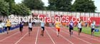Boys 100 metres, Northern Inter-County Schools, Gateshead International Stadum. Photo: David T. Hewitson/Sports for All Pics